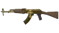 AK-47 | Gold Arabesque (Battle-Scarred)