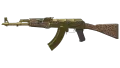 Souvenir AK-47 | Gold Arabesque (Well-Worn)