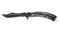 ★ Butterfly Knife | Black Laminate (Factory New)
