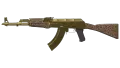 AK-47 | Gold Arabesque (Well-Worn)