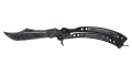 ★ StatTrak™ Butterfly Knife | Stained (Well-Worn)