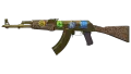 AK-47 | Gold Arabesque (Battle-Scarred)