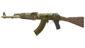 Souvenir AK-47 | Gold Arabesque (Field-Tested)