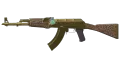 AK-47 | Gold Arabesque (Battle-Scarred)
