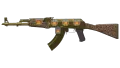 AK-47 | Gold Arabesque (Battle-Scarred)