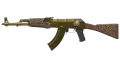 AK-47 | Gold Arabesque (Battle-Scarred)