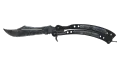 ★ StatTrak™ Butterfly Knife | Stained (Well-Worn)