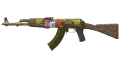 AK-47 | Gold Arabesque (Battle-Scarred)