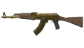 AK-47 | Gold Arabesque (Battle-Scarred)