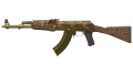 AK-47 | Gold Arabesque (Battle-Scarred)
