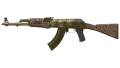 AK-47 | Gold Arabesque (Battle-Scarred)