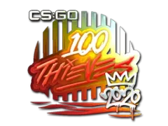 Naklejka | 100 Thieves (foliowana) | RMR 2020