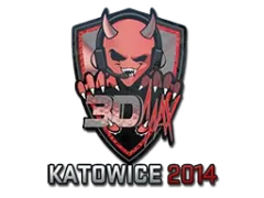 Abțibild | 3DMAX (Holo) | Katowice 2014