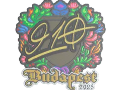 Sticker | 910 (Embroidered) | Budapest 2025
