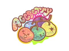 Sticker | Aceberry (Glitter)