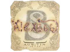 Sticker | alex666 | Austin 2025