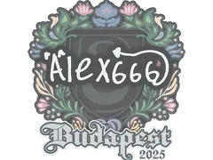 Sticker | alex666 | Budapest 2025
