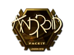 印花 | ANDROID（金色）| 2018年伦敦锦标赛