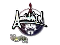 Pegatina | ANNIHILATION (purpurina) | París 2023