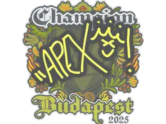 Sticker | apEX (Champion) | Budapest 2025