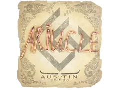 Наліпка | Ariucle | Austin 2025