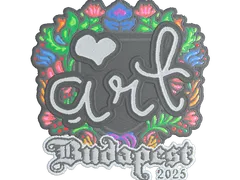 Sticker | arT (Embroidered) | Budapest 2025