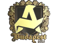 Наклейка | Aurora (золотая) | Будапешт-2025
