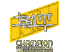 Sticker | b1t (scintillant, champion) | Copenhague 2024