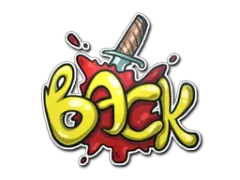 Klistermärke | Backstab