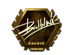 Sticker | balblna (Gold) | London 2018