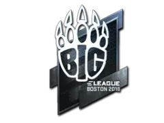 Naklejka | BIG (foliowana) | Boston 2018