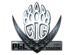Naklejka | BIG (foliowana) | Kraków 2017