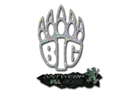 Klistermærke | BIG (Glitter) | Antwerp 2022