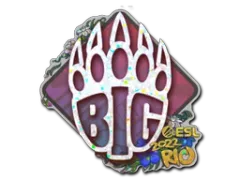 Sticker | BIG (Glitter) | Rio 2022