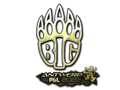 Naklejka | BIG (złota) | Antwerpia 2022