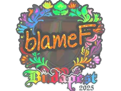 Sticker | blameF (Holo) | Budapest 2025