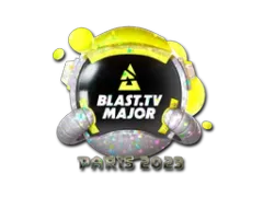 Наклейка | BLAST.tv (с блёстками) | Париж-2023