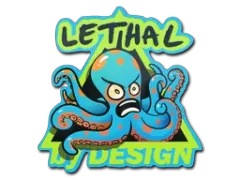 Pegatina | Letal (azul)