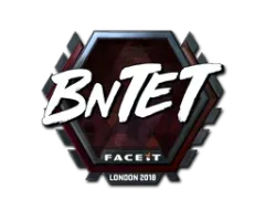 Наклейка | BnTeT (металлическая) | Лондон-2018
