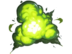 Aufkleber | Bombenknall (Glitzer)