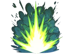 Klistermærke | Boom Detonation (Glitter)