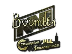 Autocolante | Boombl4 (Gold) | Estocolmo 2021