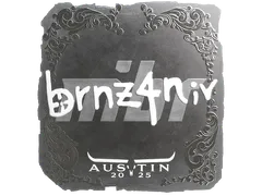 Klistermærke | brnz4n (Foil) | Austin 2025