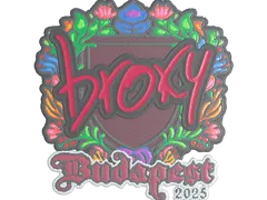 Sticker | broky (Embroidered) | Budapest 2025