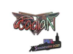 Klistermärke | cadiaN (Holo) | Stockholm 2021
