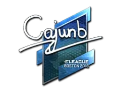 Sticker | cajunb (Foil) | Boston 2018