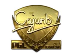 Sticker | cajunb (Goud) | Krakow 2017