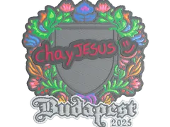 Sticker | chayJESUS (Embroidered) | Budapest 2025