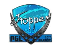 Naklejka | chopper | Kraków 2017