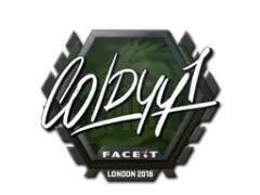 Наклейка | COLDYY1 | Лондон-2018